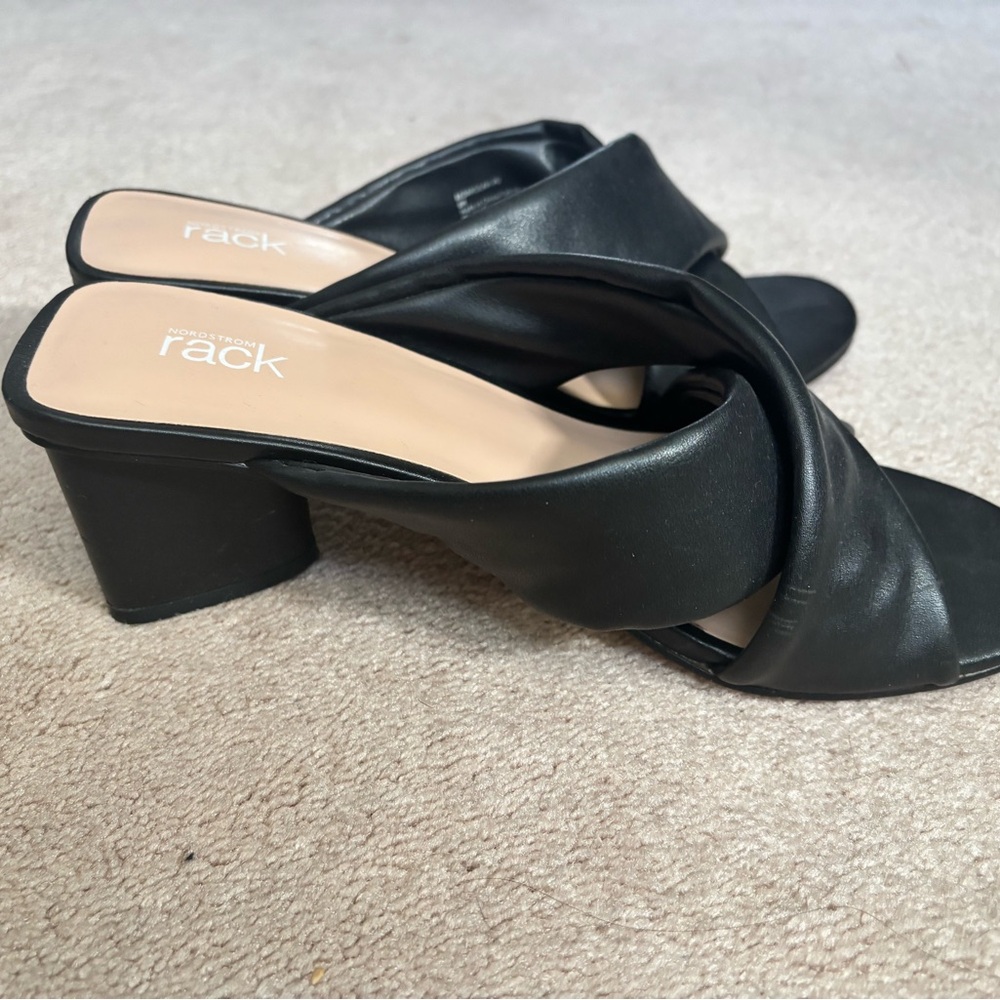 Black Heeled Sandals